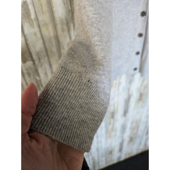 J. Crew Mercantile Gray Wool Blend Button Down Cardigan Sweater Academia Size XS - Picture 2 of 7